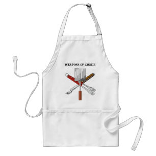 Delantal Cubierta de asado con arma de elección