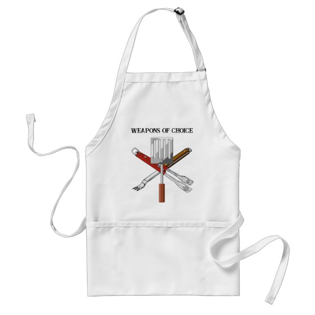 Delantal Cubierta de asado con arma de elección (Frente)