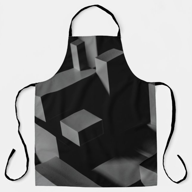 DELANTAL CUBO NEGRO (Anverso)