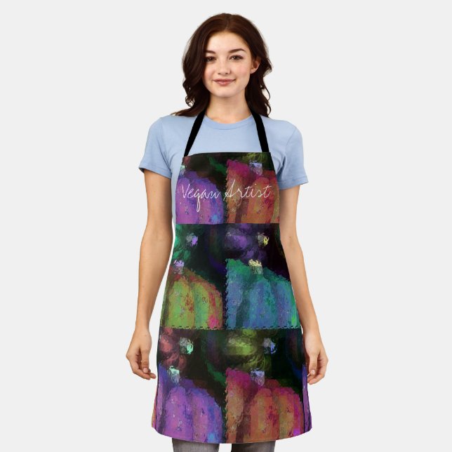 Delantal Cuchillo colorido (Gastado)