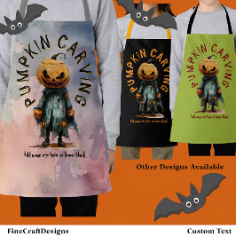 Delantal Cuello de la cabeza de calabaza Escándalo Fiesta d