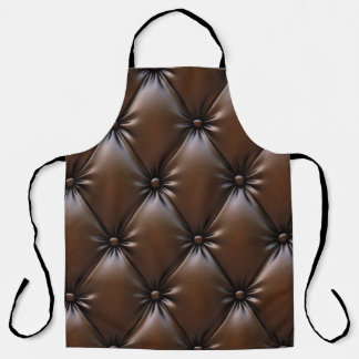 Delantal Cuero de Chocolate: Textura de Tapicería de Lujo