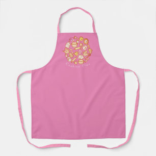 Delantal Cuidada Cocina Rosa
