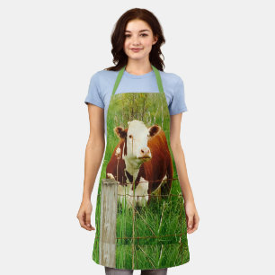 Delantal Cuidadosamente Cow 4Caryn Impron todo sobre