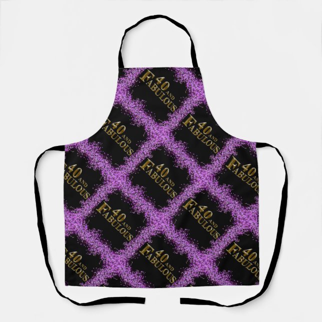 Delantal Cumpleaños 40  (Anverso)