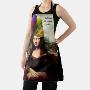Delantal Cumpleaños de Mona Lisa