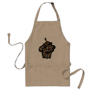 Delantal cupcake de camuflaje