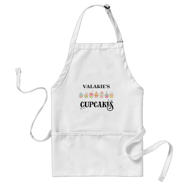Delantal Cupcakes Apron adulto (Frente)