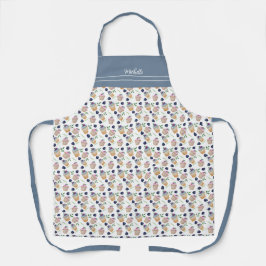 Delantal Cupcakes Y Frutos Acuáticos