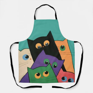 Delantal Curious Cats