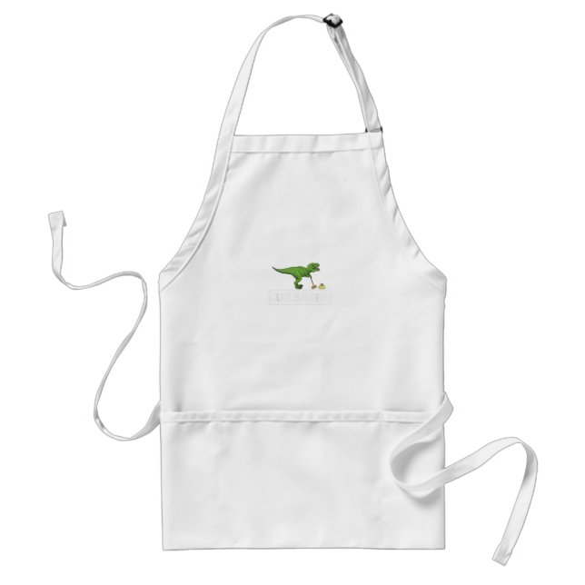 Delantal Curlsaurus Curling Saurus Winter Sports Lover (Frente)