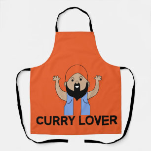 Delantal Curry Lover Primo indio Corry Cook Amigos