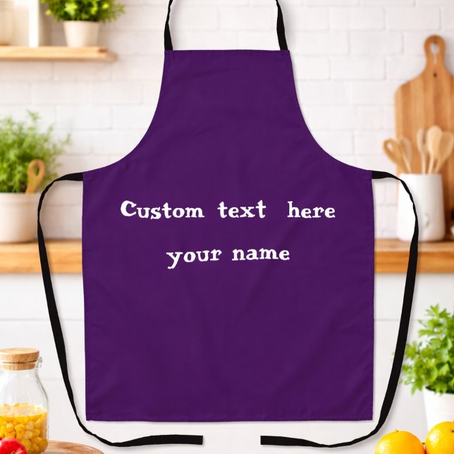 Delantal Custom Apron Personalized Name Logo Kitchen Gift (Subido por el creador)