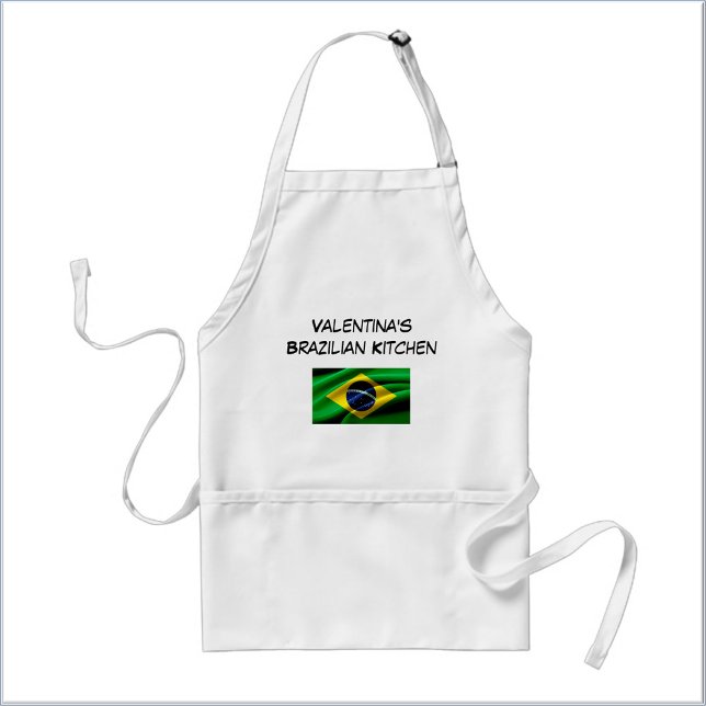 Delantal Custom Blue Green & Yellow Brazilian Flag  (Subido por el creador)