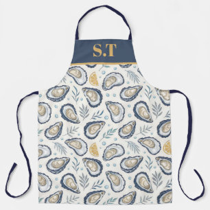 Delantal Custom Elegant Marine Oysters