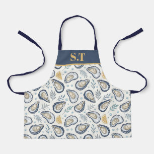 Delantal Custom Elegant Marine Oysters