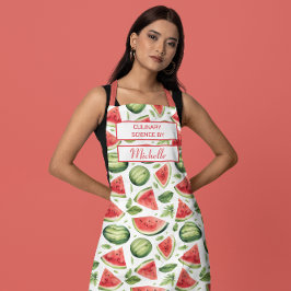 Delantal Custom Fruit Apron – Culinary Science by [Name]