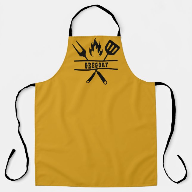 Delantal Custom Gold Grilling Apron (Anverso)