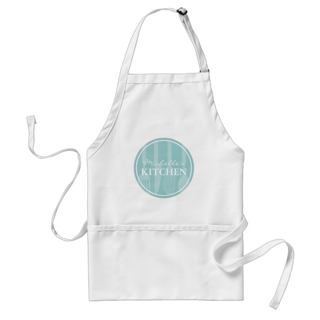Delantal Custom kitchen cooking utensils apron for women (Frente)