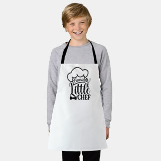 Delantal Custom name Kids apron 