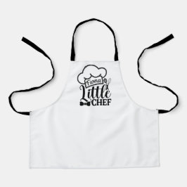 Delantal Custom name Kids apron 