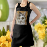 Delantal Custom Photo and Name Personalized Adult<br><div class="desc">Upload a photo, add a name or text, and easily create your personalized apron. Click CUSTOMIZE to change the background color or text color. You can TRANSFER this DESIGN on other Zazzle products and adjust it to fit most of the Zazzle items. Standard Studio designs are made in high-resolution vector...</div>