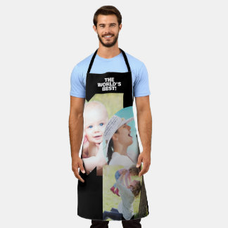Delantal Custom Photo Mom Happy Mother's Day Apron
