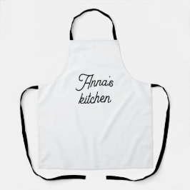 Delantal Custom Simple Text