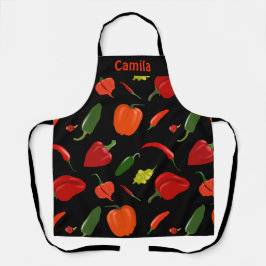 Delantal Custom Spicy Peppers