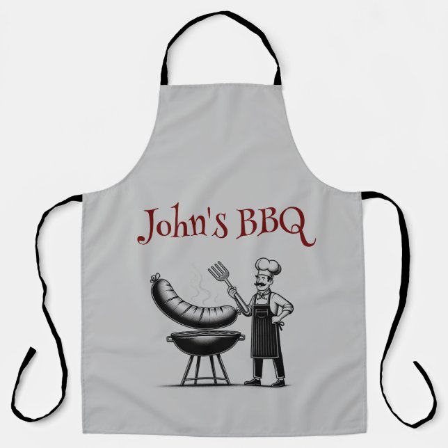 Delantal Customizable BBQ Master Chef  (Anverso)