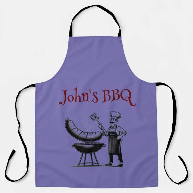 Delantal Customizable BBQ Master Chef  (Anverso)