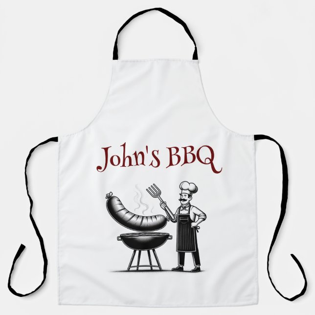 Delantal Customizable BBQ Master Chef  (Anverso)