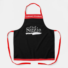 Delantal Customizable Chef Name Apron - Personalized!