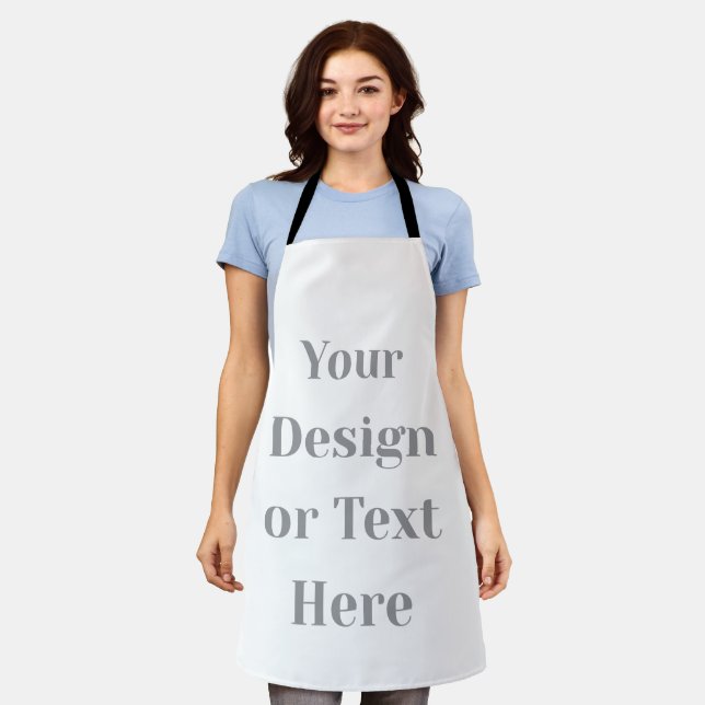 Delantal Customizable Your Design or Text Here Personalized (Gastado)