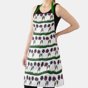 Delantal Cute acuarela Floral Apron