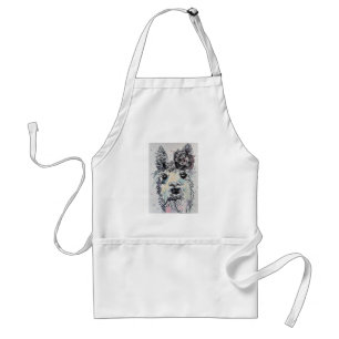 Delantal Cute Alpacca Llama Watercolor Cocina Apron