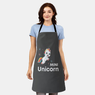 Delantal Cute baby unicorn Moderno