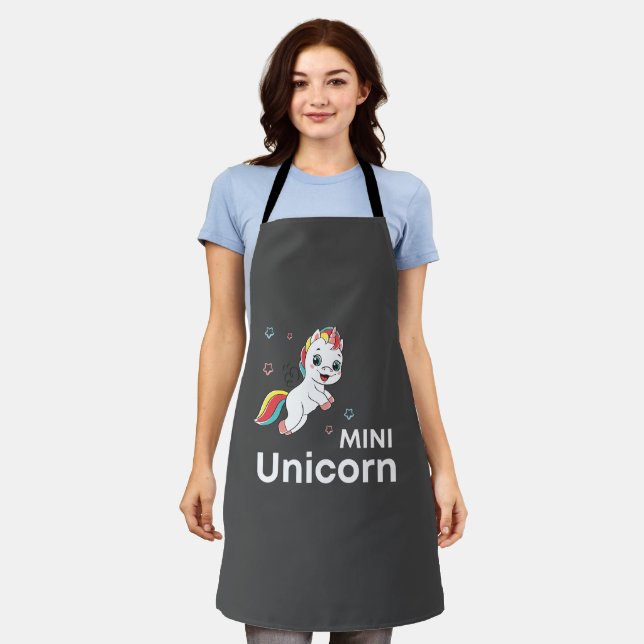 Delantal Cute baby unicorn Moderno (Gastado)