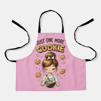 Delantal Cute Baker Girl Just One More Cookie