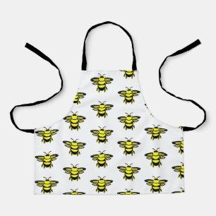 DELANTAL CUTE BEE PATTERN