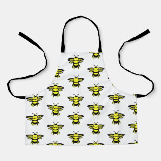 DELANTAL CUTE BEE PATTERN