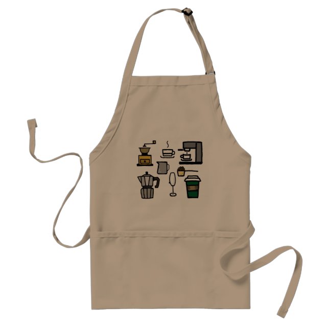 Delantal Cute cafe tools apron (Frente)