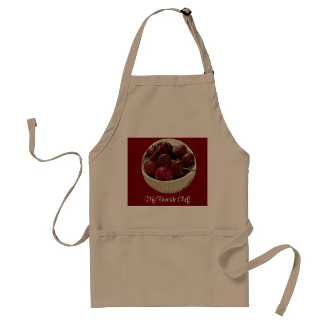 Delantal Cute, cerezas Apron (Frente)