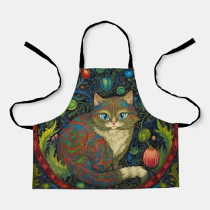 Delantal Cute Cheshire Estilo de arte de gatos
