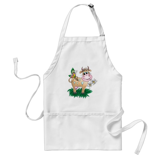 Delantal Cute Cow & Butterfly (Frente)
