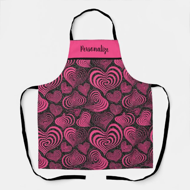 Delantal Cute Cupcake Dessert Pattern Women's Cooking (Anverso)