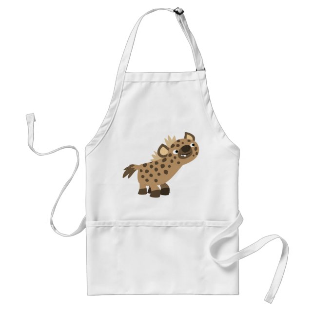 Delantal Cute Curioso Personalizado Hyena Apron (Frente)