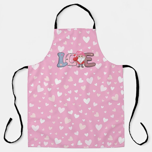 Delantal Cute divertido amor valentina es para su regalo (Anverso)