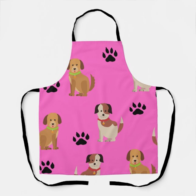 Delantal Cute Dog Apron (Anverso)