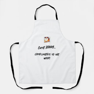 Delantal Cute Doggy Apron